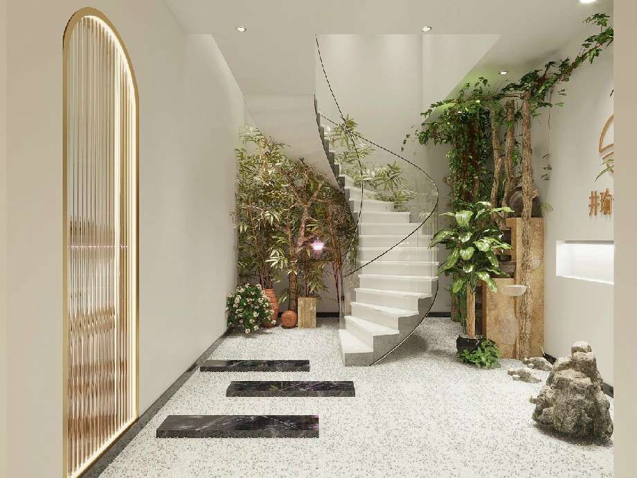 鄭州瑜伽館裝修設(shè)計效果圖