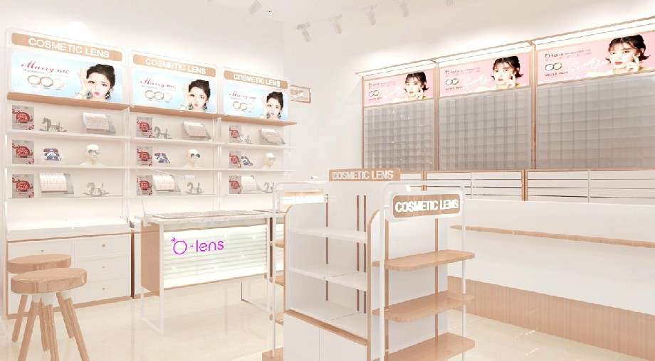 隱形眼鏡專(zhuān)賣(mài)店設(shè)計(jì)效果圖
