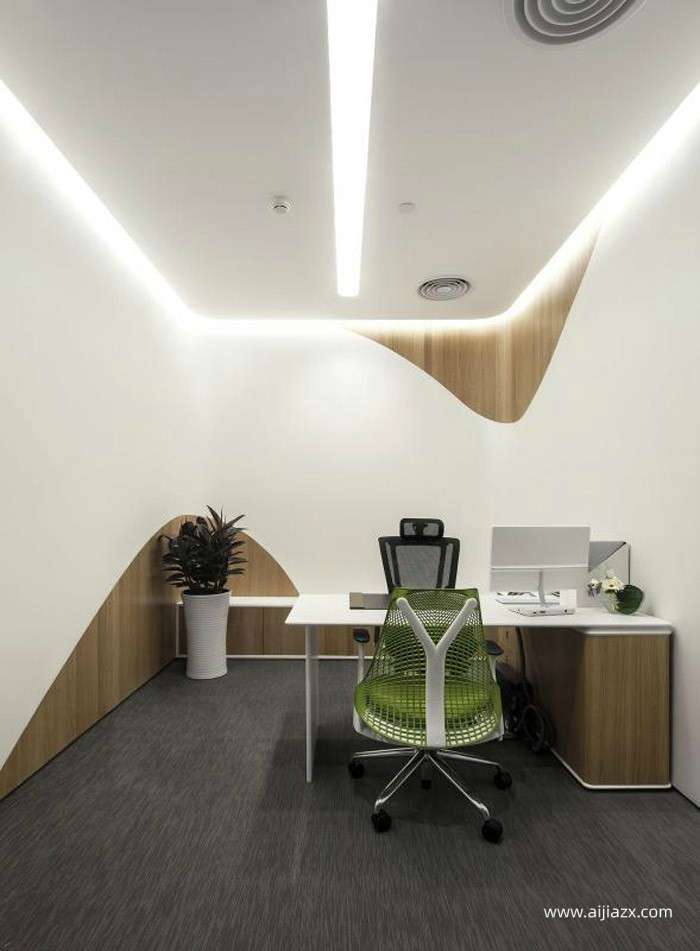 580平米電子科技公司辦公室設計效果圖