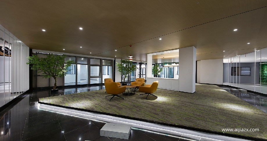 1200平米幕墻門窗公司辦公室設計效果圖