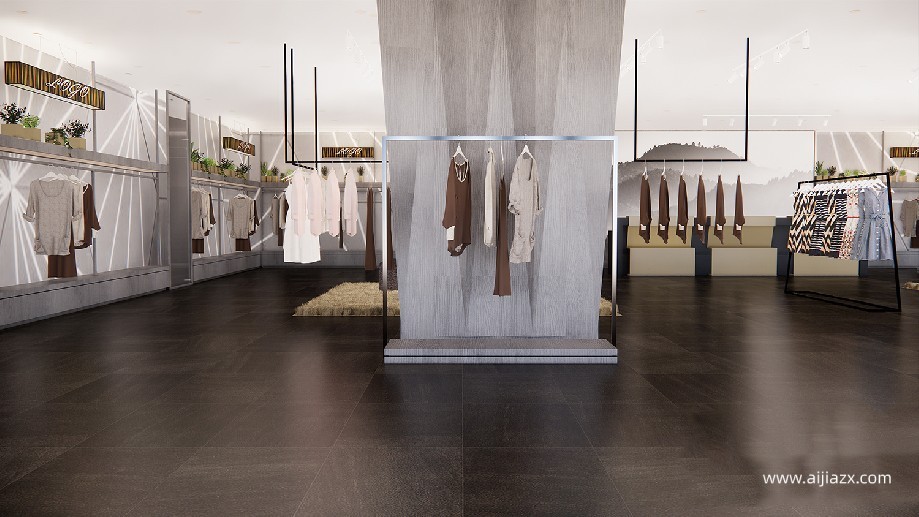 中牟商場品牌服裝店裝修設(shè)計(jì)效果圖