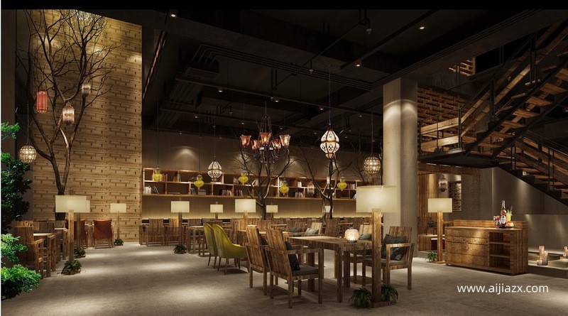 精品酒店餐廳裝修設計效果圖