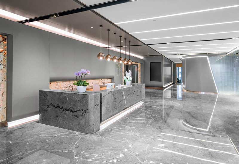 950平方鄭州辦公室裝修施工效果圖