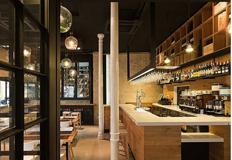 130平米餐飲店面裝修設(shè)計效果圖