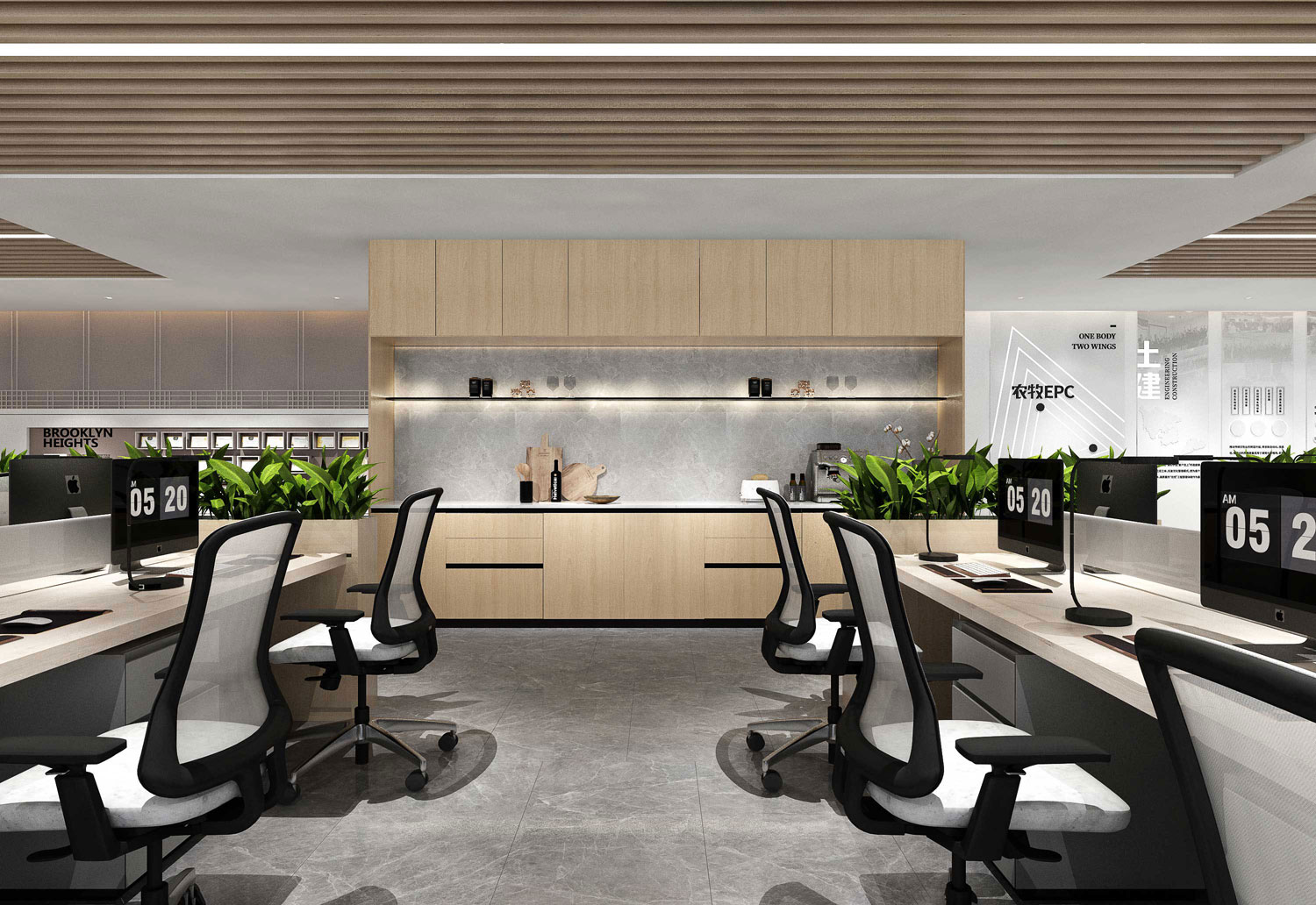 435平米鄭州辦公室裝修設(shè)計(jì)效果圖