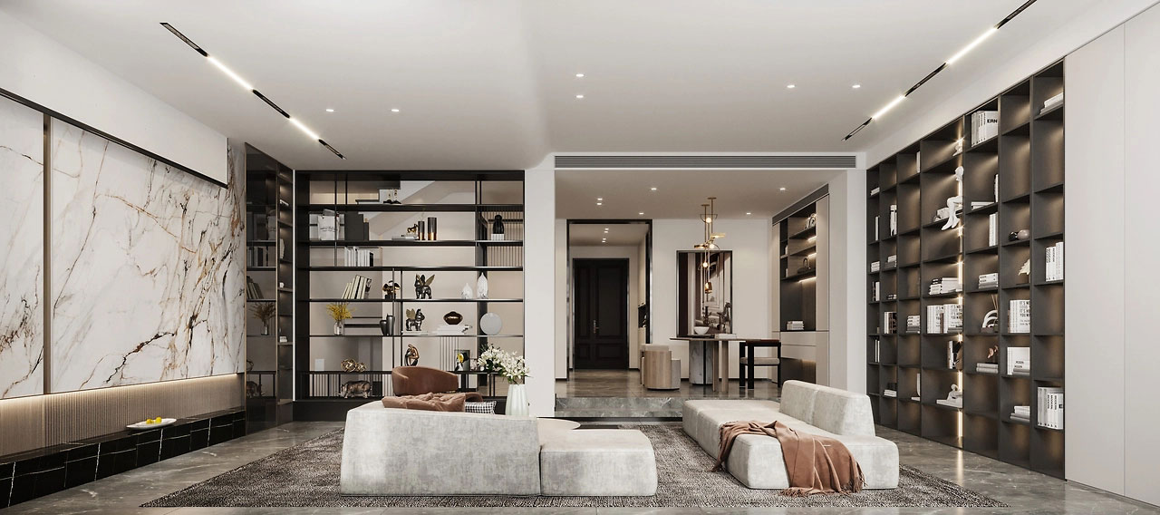 320平米鄭州別墅裝修設計效果圖