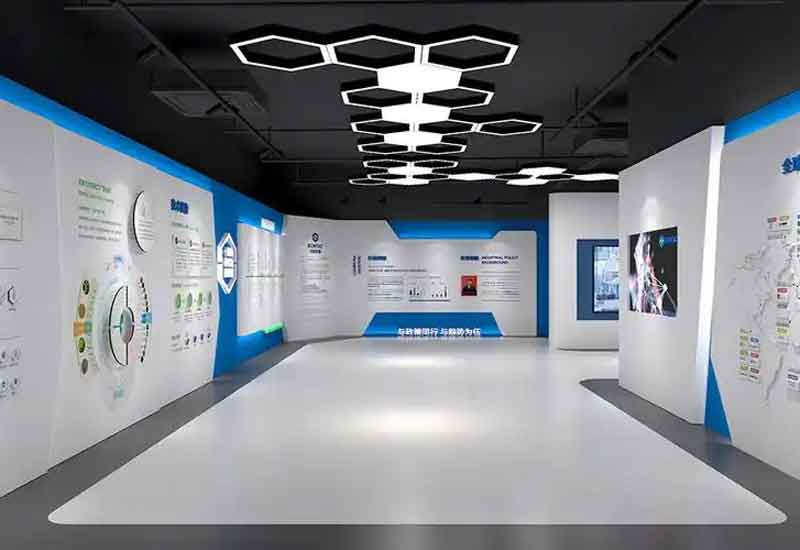 鄭州二七區展廳設計施工：紅色文化與商業的融合