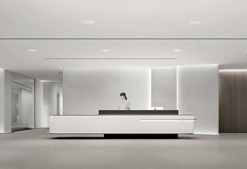 鄭州企業總部辦公室設計費：高端形象及品牌VI融合施工報價