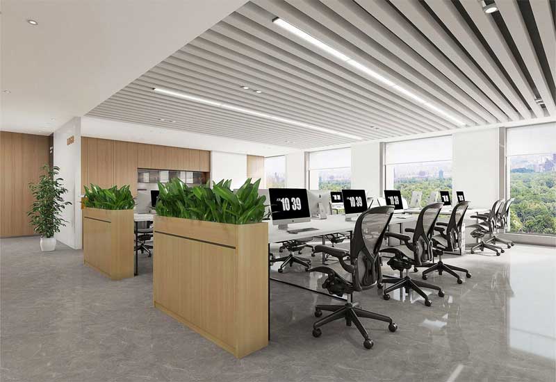 鄭州100平米辦公室基礎裝修費用：設計費+工期+材料清單