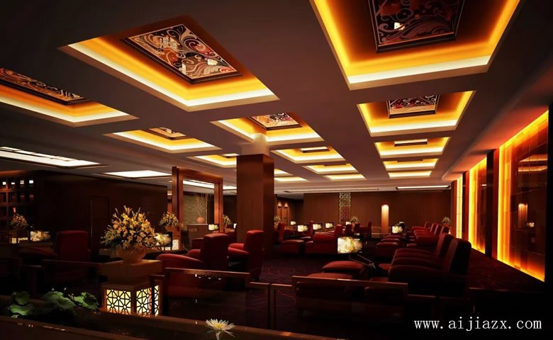 鄭州豪華足浴會所裝修設(shè)計(jì)效果圖