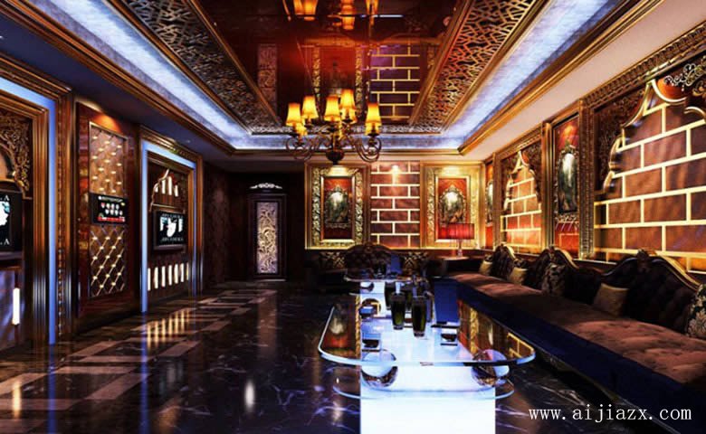 最新奢華富麗時(shí)尚KTV裝修效果圖