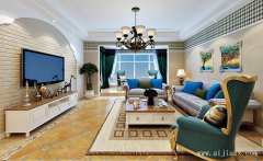 最受歡迎的清純美式田園風格大戶型裝修效果圖