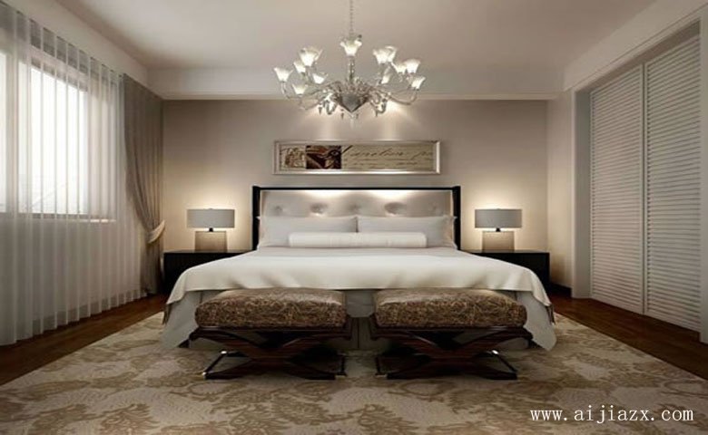 雅致大氣溫馨舒適的簡(jiǎn)約歐式風(fēng)格雙層別墅主臥室裝修效果圖的簡(jiǎn)約歐式風(fēng)格雙層別墅二樓客廳裝修效果圖